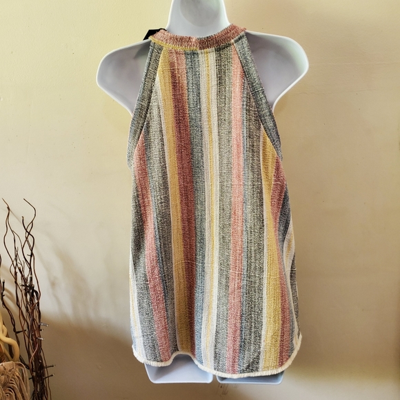 New with Tags W5 Anthropologie stripped Halterneck - Picture 4 of 8